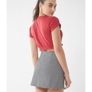 Urban Outfitters B&W Gingham Skirt